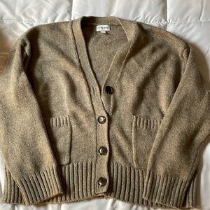 Tan Cardigan The Drop